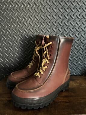 The Pointer Steel Shank Insulated Boots Japan Men Size 10 Vtg Work Hiking Rubber